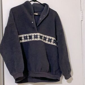 Madewell sweater re(sourced Sherpa) pullover